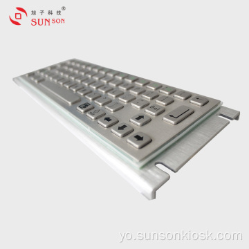 Fikun Keyboard Irin pẹlu Bọọlu Track